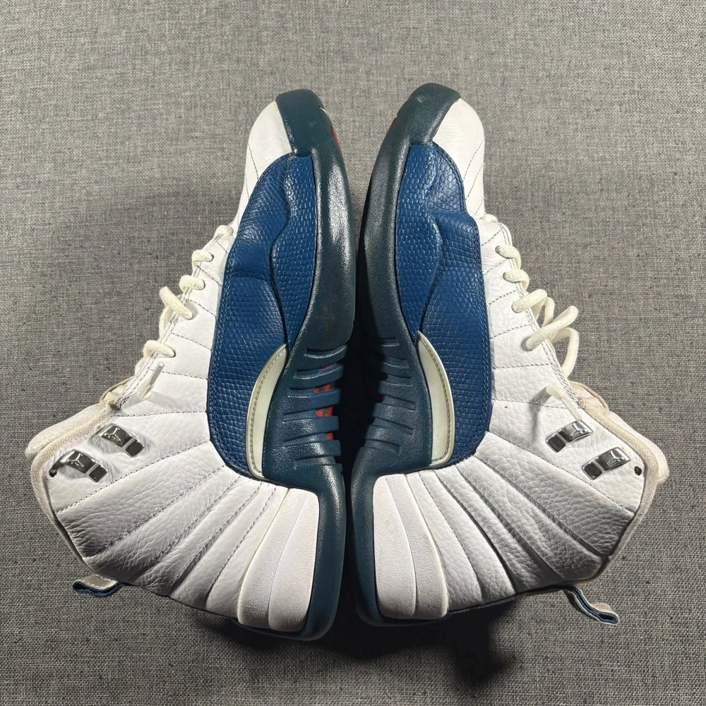 Jordan 12 Retro French Blue Mens Sz 10 White Blue 130690-113 Replacement Strings